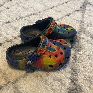 Toddler Crocs size 7-tie dye